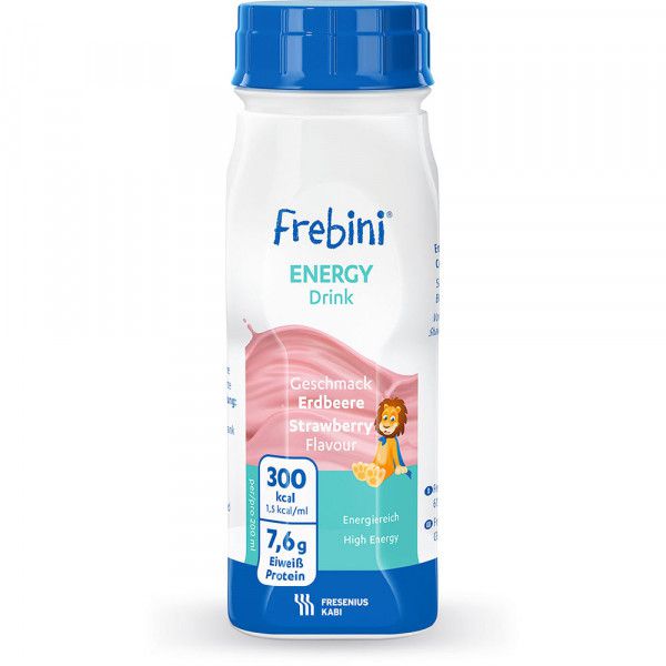 FREBINI Energy Drink Erdbeere Trinkflasche