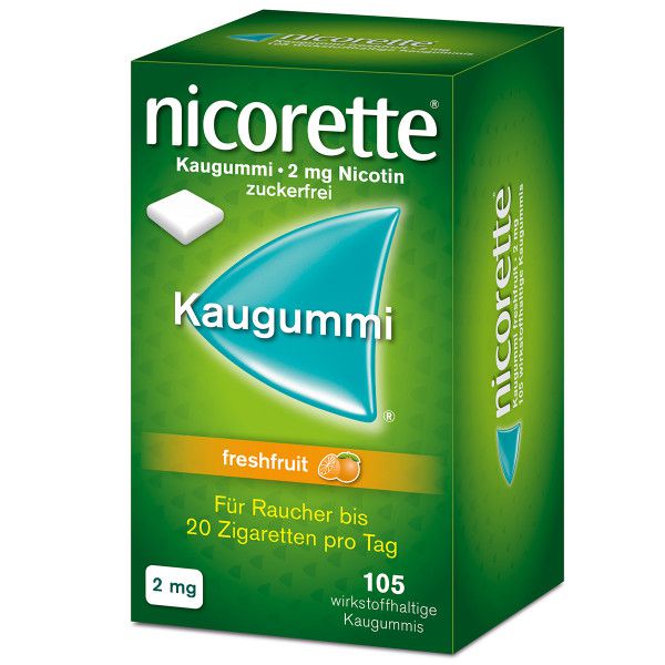 NICORETTE 2 mg freshfruit Kaugummi