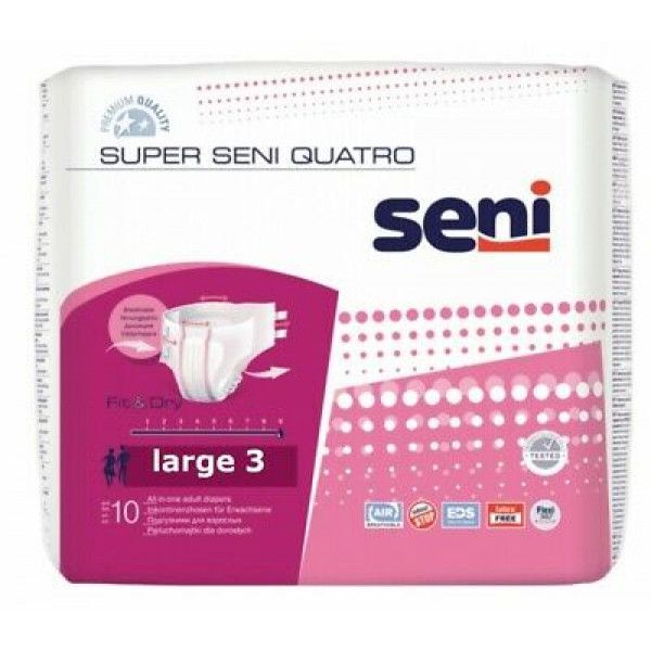 SUPER SENI Quatro Inkontinenzhose Gr.3 L