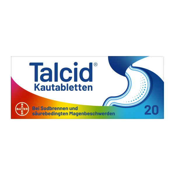 TALCID Kautabletten schnell gegen Sodbrennen 20 Stück