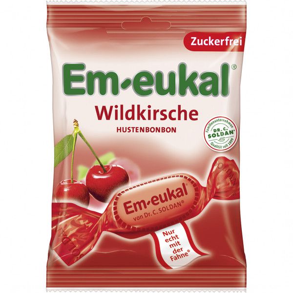 EM-EUKAL Bonbons Wildkirsche zuckerfrei