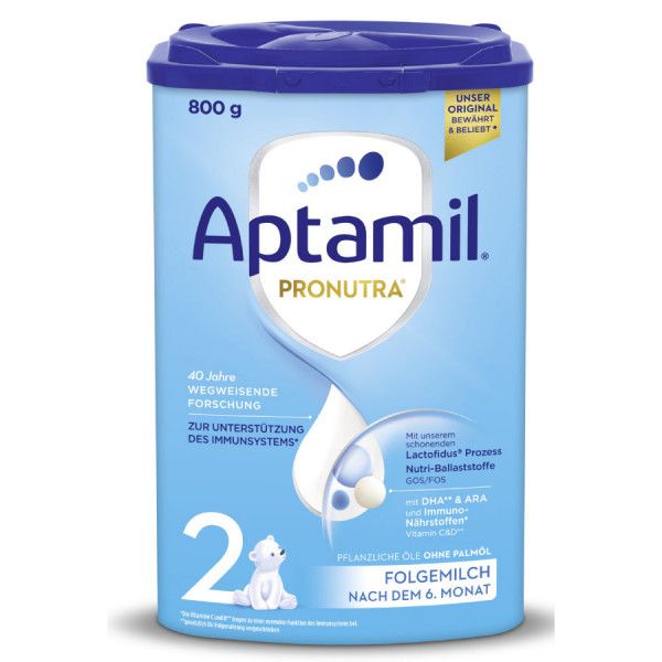 Aptamil Folgemilch 2 Pronutra nach dem 6. Monat