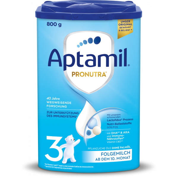 Aptamil Folgemilch 3 Pronutra ab dem 10. Monat