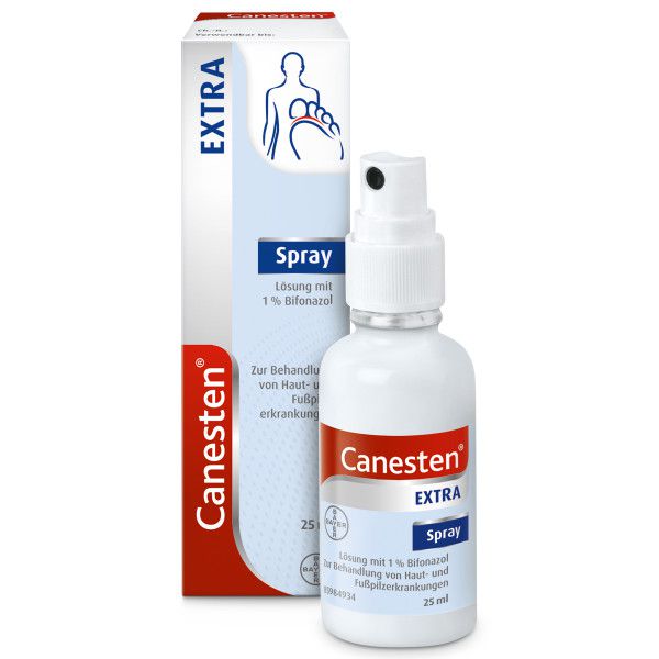 CANESTEN Extra Spray zur Behandlung von Hautpilz und Fußpilzerkrankungen