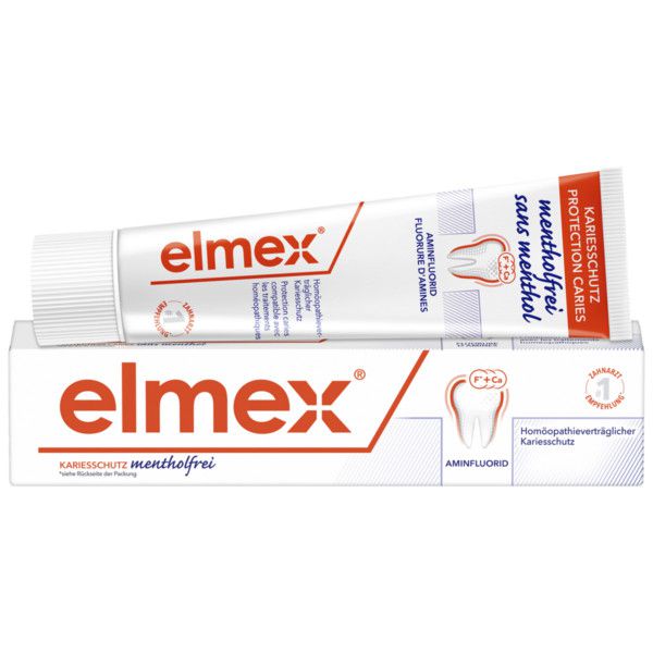 elmex Kariesschutz mentholfrei Zahnpasta ohne ätherische Öle