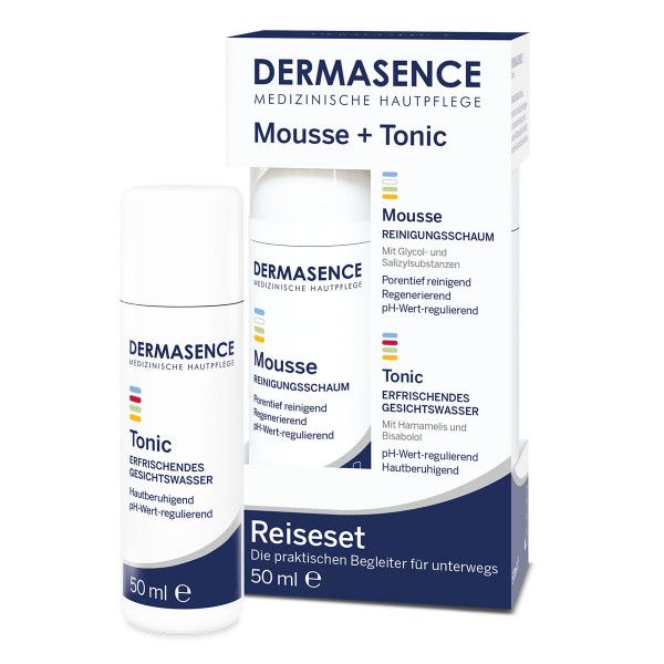 DERMASENCE Tonic / Mousse 2x50ml Reiseset
