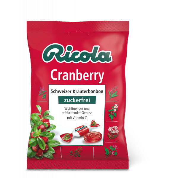 RICOLA o.Z.Beutel Cranberry Bonbons