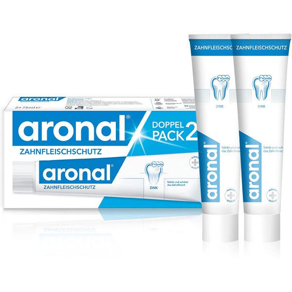 aronal Zahnfleischschutz Zahnpasta, 2x75 ml