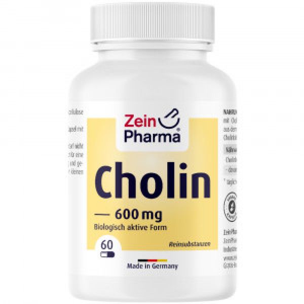CHOLIN 600 mg rein aus Bitartrat veg.Kapseln