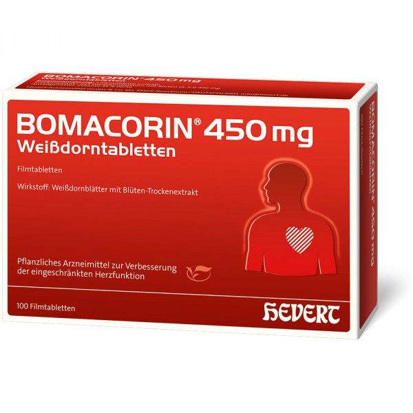 BOMACORIN 450 mg Weißdorntabletten