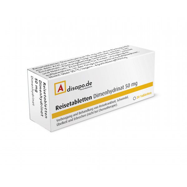 DISAPO REISETABLETTEN Dimenhydrinat 50 mg Tabletten/WL