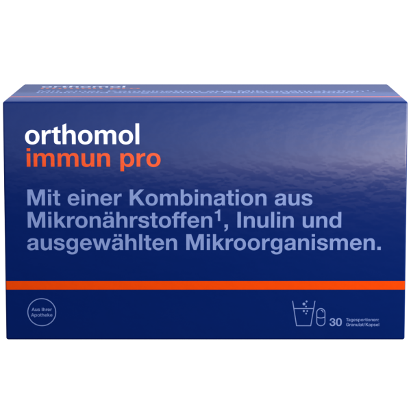 ORTHOMOL Immun pro 30 Tagesportionen Granulat & Kapseln Kombipackung