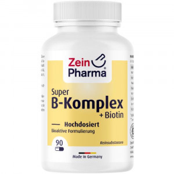 SUPER B-KOMPLEX+Biotin ZeinPharma Kapseln