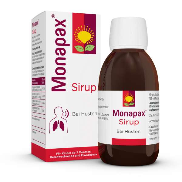 MONAPAX Sirup bei Husten und Keuchhusten