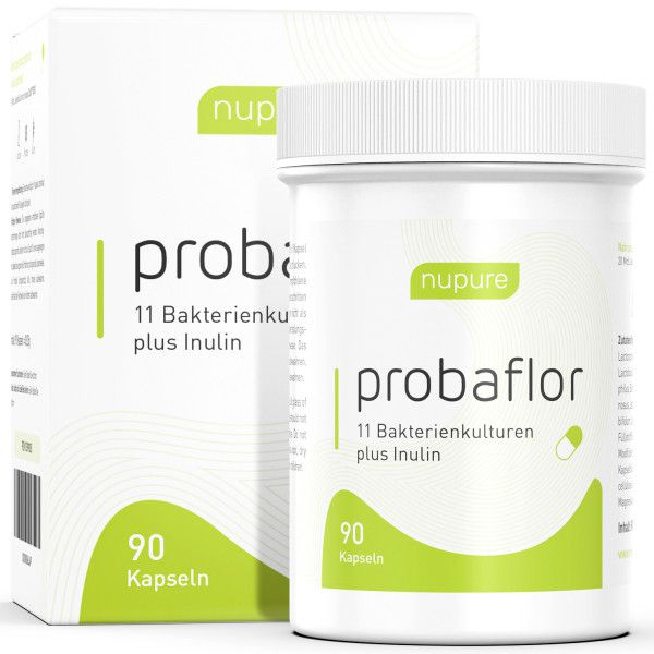NUPURE probaflor Probiotika zur Darmsanierung Kapseln