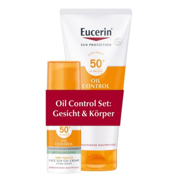 EUCERIN Sun Oil Control Set Gesicht+Körper LSF 50+