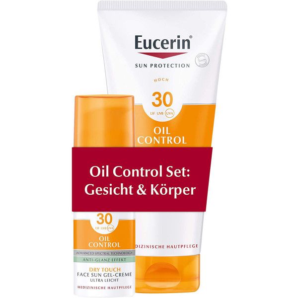 EUCERIN Sun Oil Control Set Gesicht+Körper LSF 30