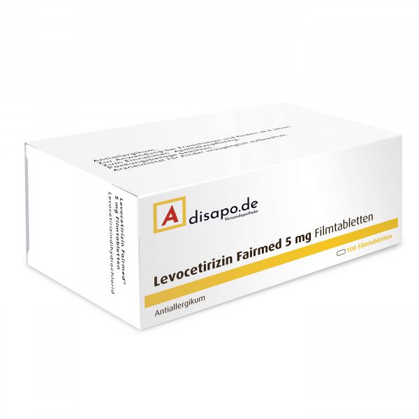 DISAPO LEVOCETIRIZIN Fairmed 5 mg Filmtabletten WL