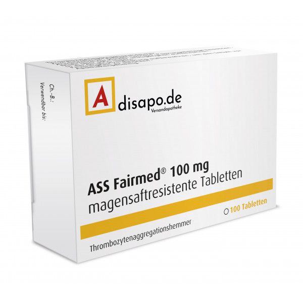 DISAPO ASS Fairmed 100 mg magensaftres.Tabletten WL