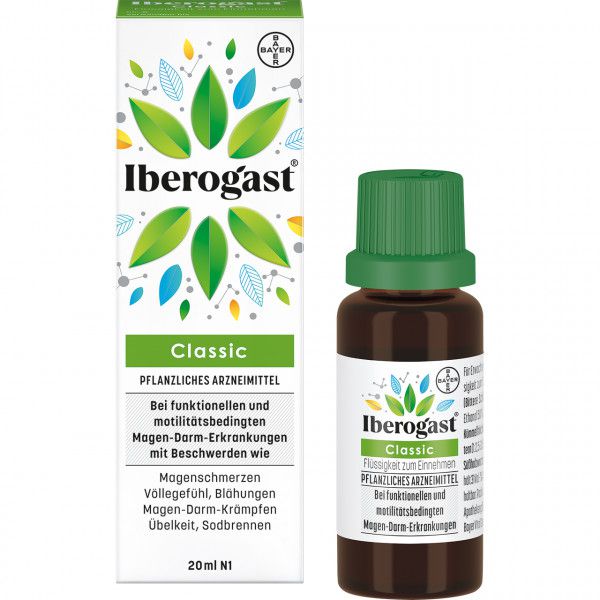 IBEROGAST Classic Flüssigkeit zum Einnehmen bei funktionellen und motilitätsbedingten Magen-Darm-Beschwerden