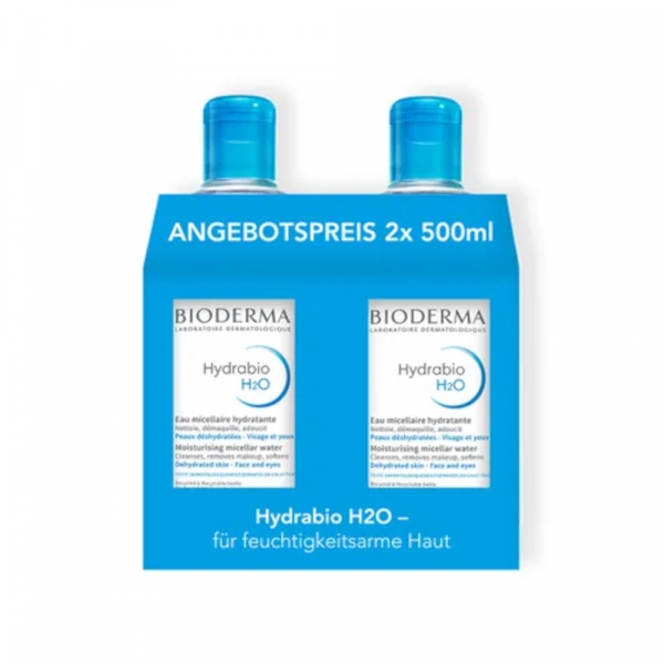BIODERMA Hydrabio H2O Mizellen-Reinig.lös.Duo