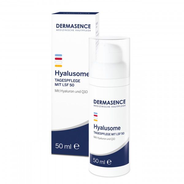 DERMASENCE Hyalusome Tagespflege Emulsion LSF 50