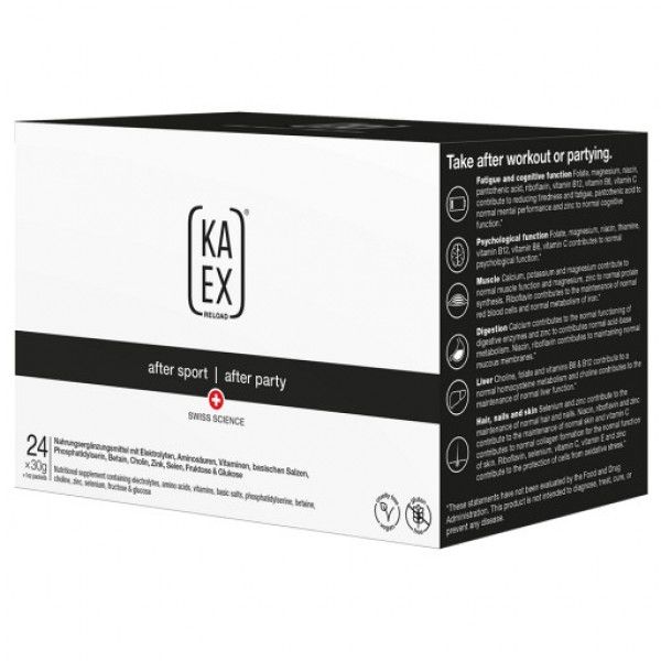 KAEX reload Pulver MultipackTrinkpulver after sport after party  mit Elektrolyten, Aminosäuren, Vitaminen