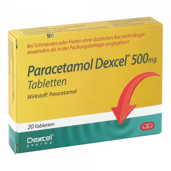 PARACETAMOL Dexcel 500 mg Tabletten