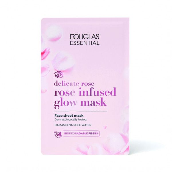 DOUGLAS ESSENTIAL DELICATE ROSE ROSE INFUSED GLOW MASK