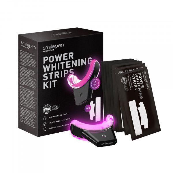 SMILEPEN Power Whitening Strips Kit (7x2 & LED)