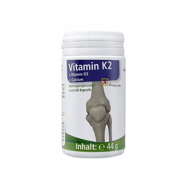 DISAPO Vitamin K2 + Vitamin D3 + Calcium Kapseln