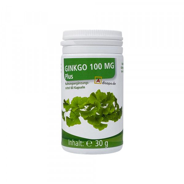 DISAPO Ginkgo 100mg + Polyphenole 150mg Kapseln