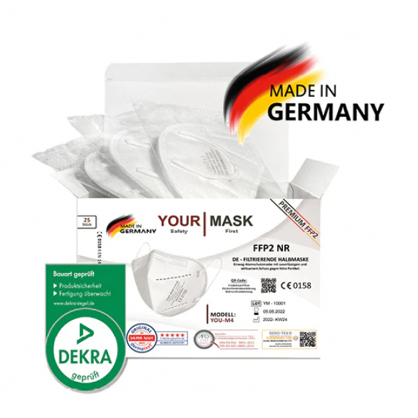 YOUR MASK Premium FFP2 Masken Made in Germany