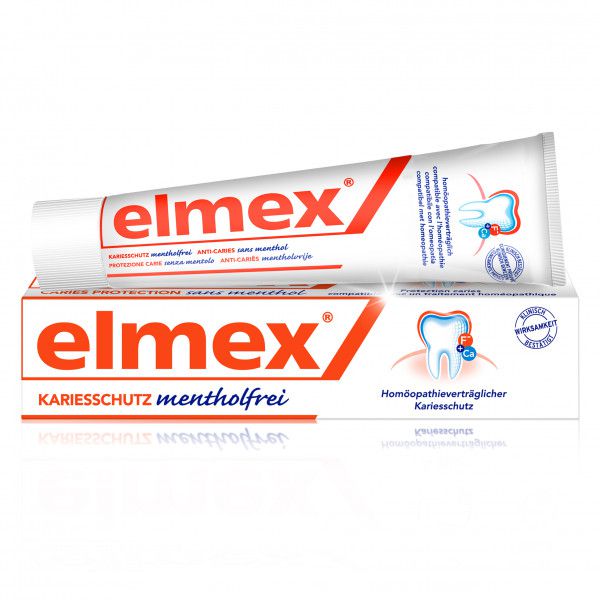 elmex Kariesschutz mentholfrei Zahnpasta ohne ätherische Öle
