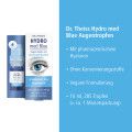 DR.THEISS Hydro med Blue Augentropfen mit pharmazeutischem Hyaluron Intensiviert das Augenweiß