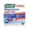 TAXOFIT Magnesium 600+B12 Direkt Granulat