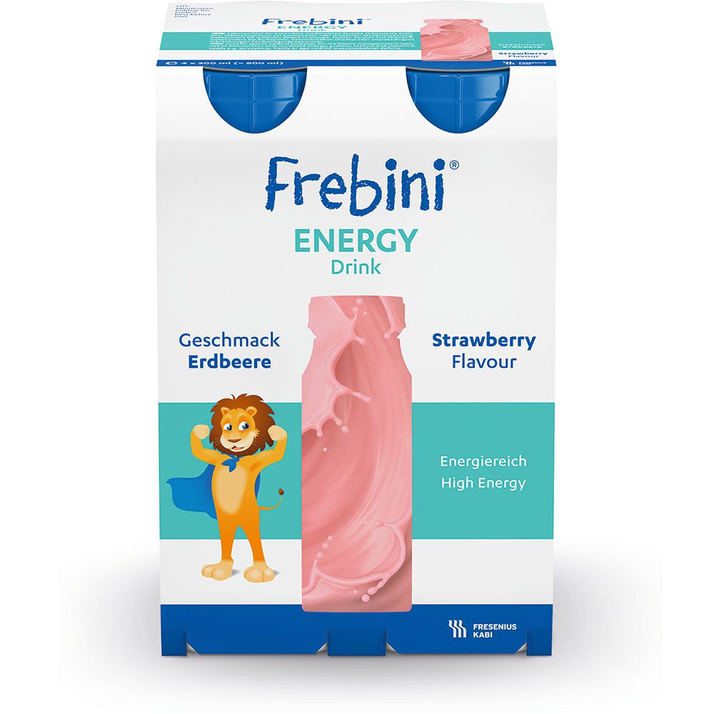 FREBINI Energy Drink Erdbeere Trinkflasche