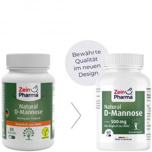 NATURAL D-Mannose 500 mg Kapseln