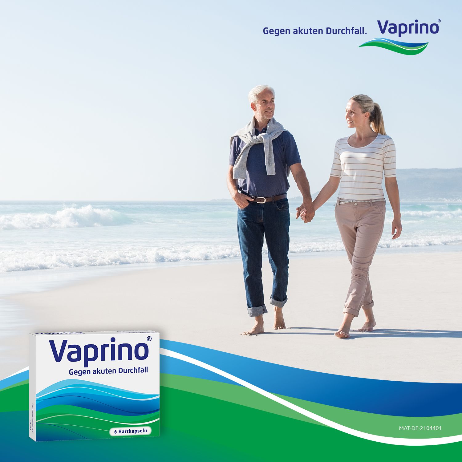 VAPRINO 100 mg Hartkapseln  mit dem Wirkstoff Racecadotril gegen akuten Durchfall