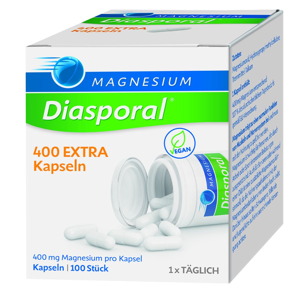 MAGNESIUM DIASPORAL 400 Extra Kapseln