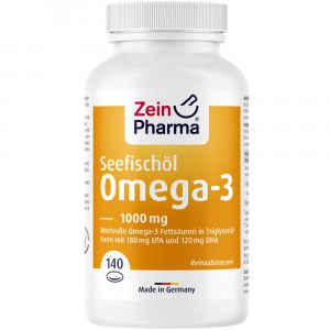OMEGA-3 1000 mg Seefischöl Softgel-Kapseln hochdo.