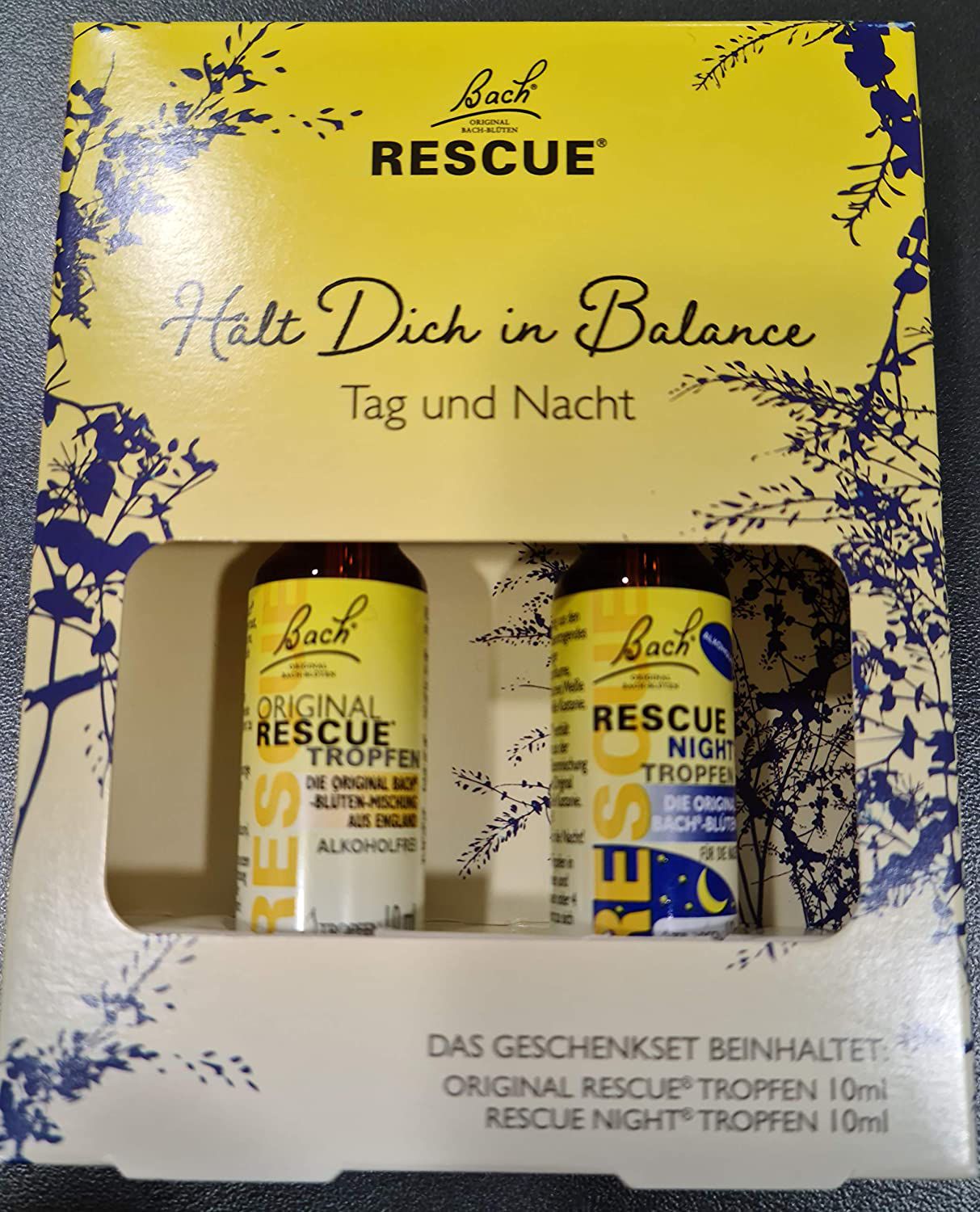 BACHBLÜTEN Original Rescue Tag und Nacht Tropfen