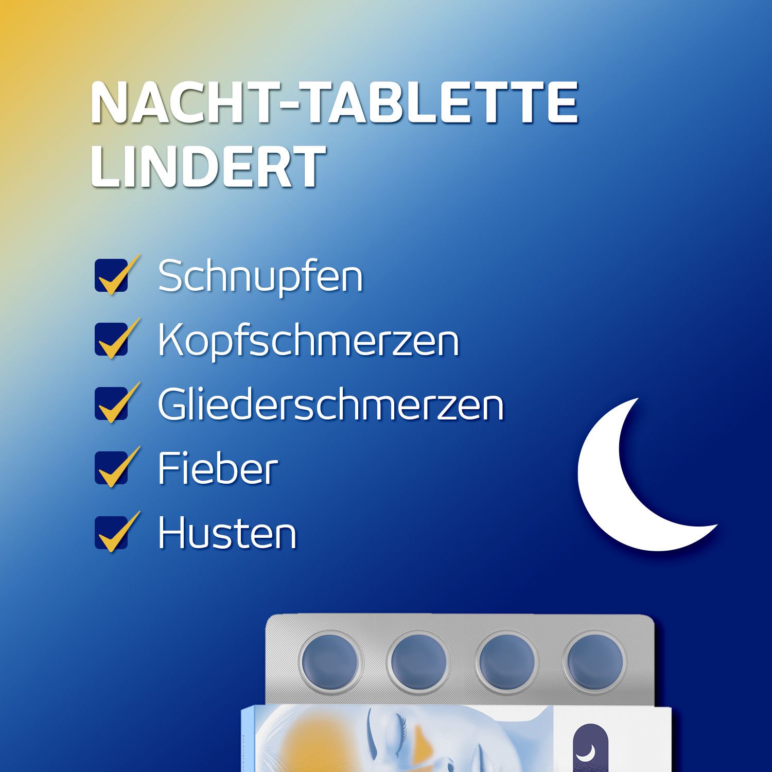 OLYGRIPPAL Tag &amp; Nacht 500 mg/60 mg Tabletten für den Tag und die Nacht zur Behanldung von Erkältungs- und Grippesymptomen