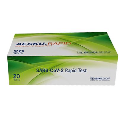 Corona SARS-CoV-2 Antigen Test Nasenabstrich zur Selbstanwendung AESKU.RAPID