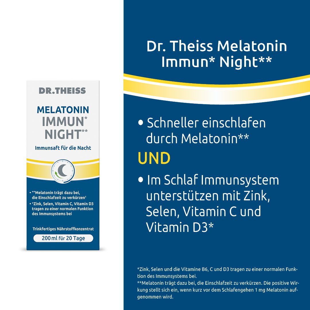 DR.THEISS Melatonin Immun Night Saft