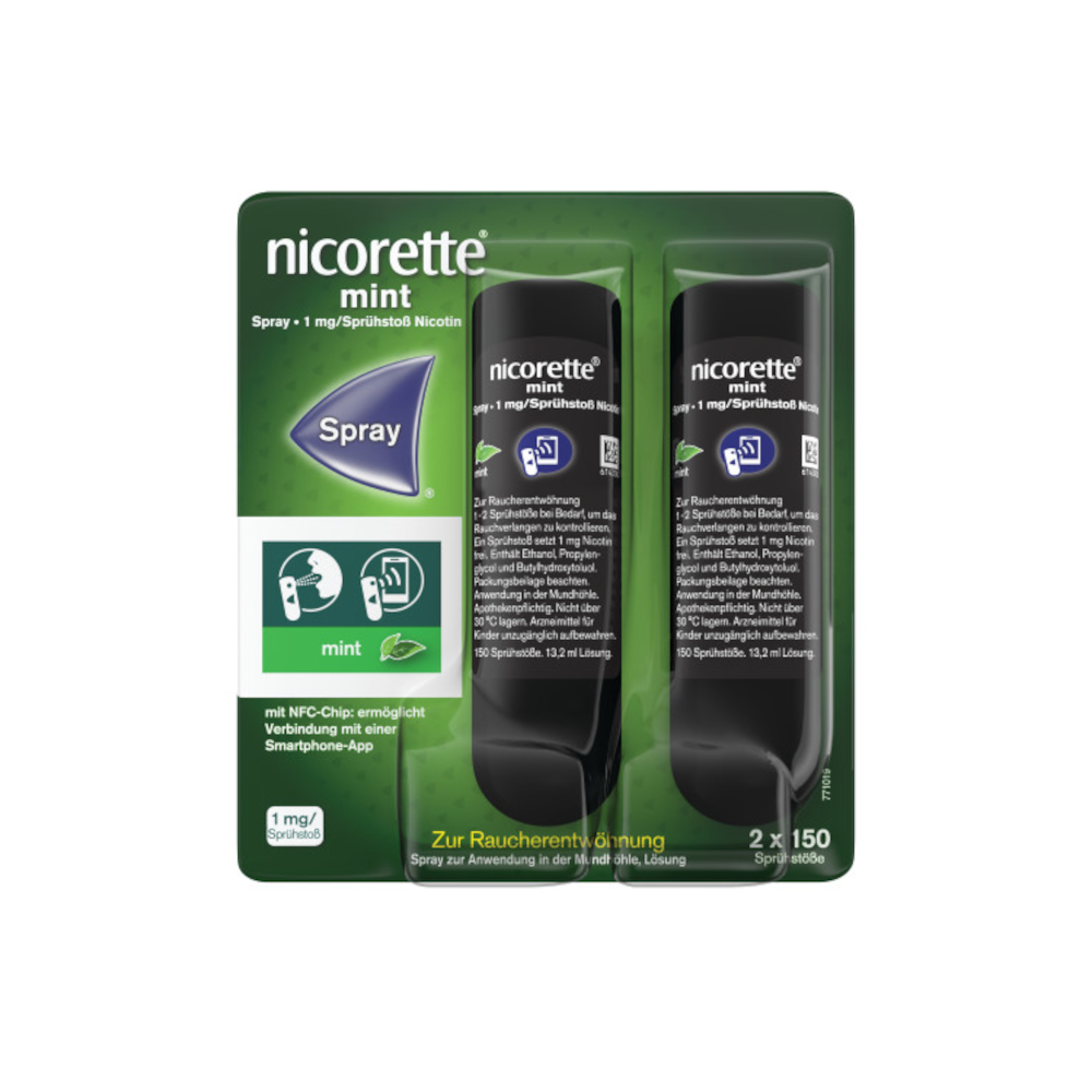 NICORETTE Mint Spray 1 mg/Sprühstoß NFC ✔️ günstig online kaufen